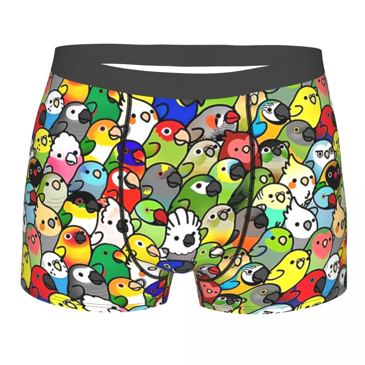 

Everybirdy Pattern Underpants Breathbale Panties Male Underwear Print Shorts Boxer Briefs