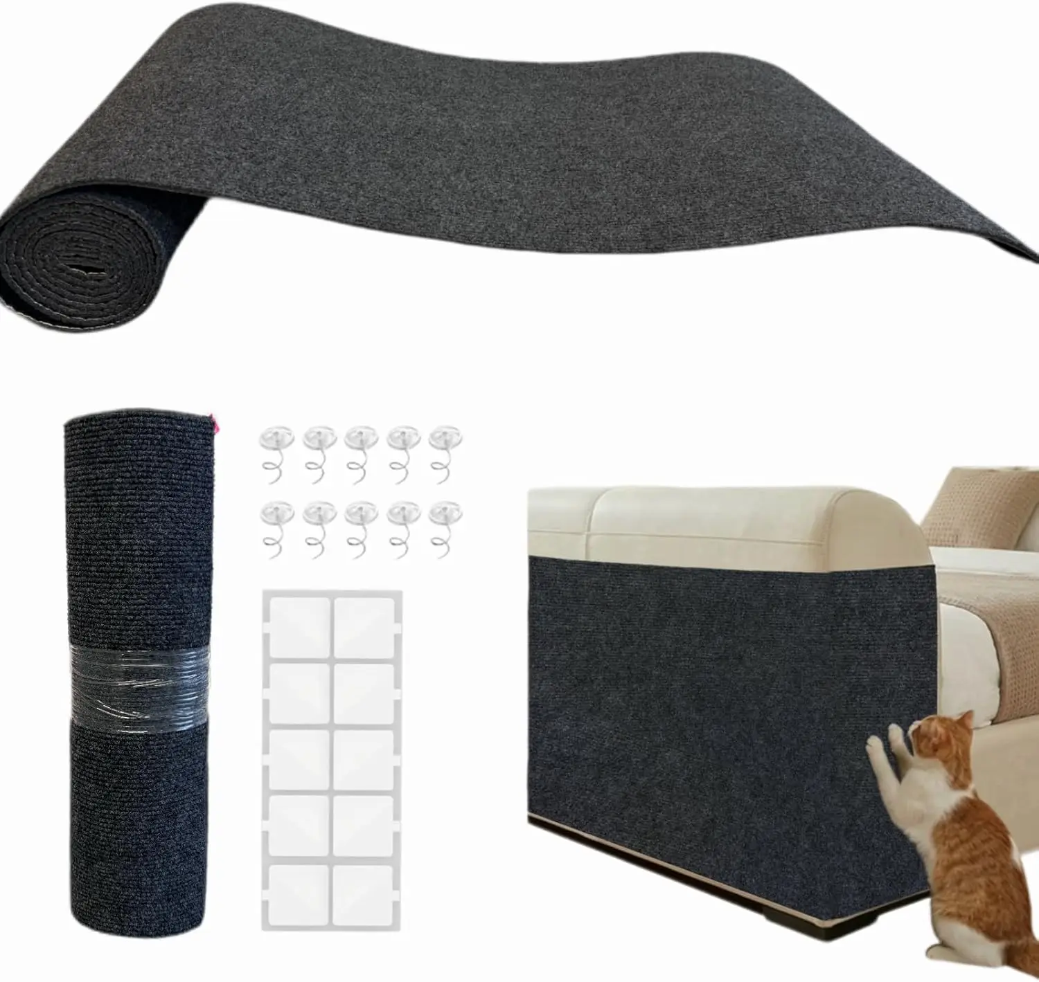

Защитная накладка от царапин для мебели, самоклеящаяся защита для дивана от когтей кошек, DIY-защита для лазания кошек