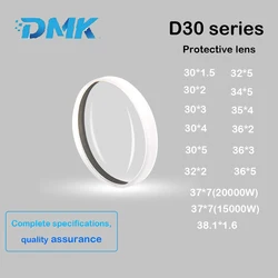 Raytools High Quality D30 Series Welding -Cutting Protective Lenses 37*7 34*5 30*5 38.1*1.6mm Laser Machine protection Windows
