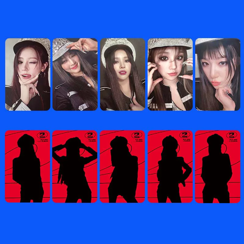 Kpop Idol GIDLE Lomo Cards Photocards Photo Card  Postcard for Fans Collection