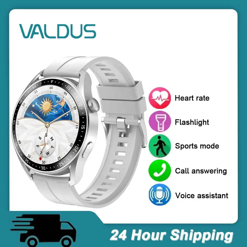 

VALDUS 2025 Новые умные часы AI-15 для мужчин и женщин, голосовой помощник с пульсометром, Bluetooth-вызов, спортивные умные часы для фитнеса для HUAWEI ios