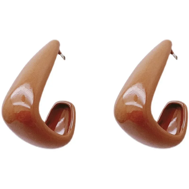 

1 Pairs of Retro Women's New Style High-end Light Luxury Temperament Earrings Women Jewelry & Accessories