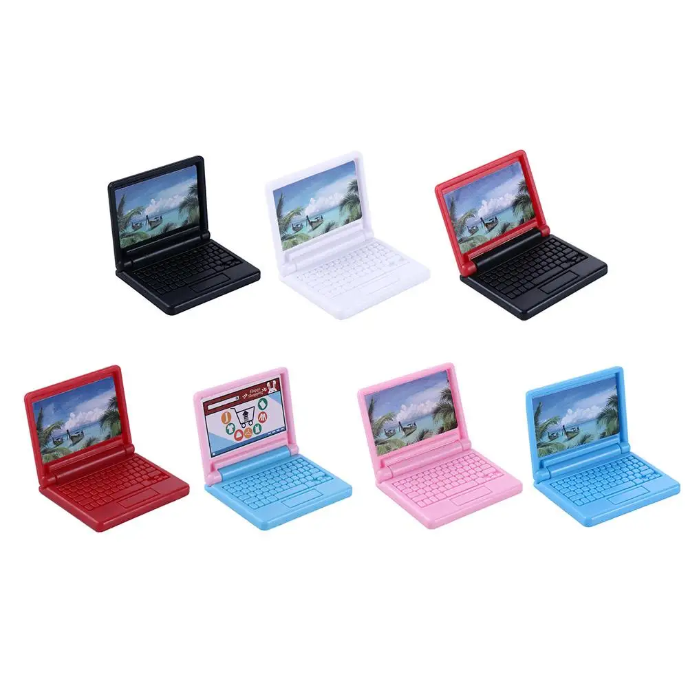 Miniature Decoration Crafts Dollhouse Decor Dollhouse Miniature Dollhouse Furniture Simulation Laptop Dollhouse Computer