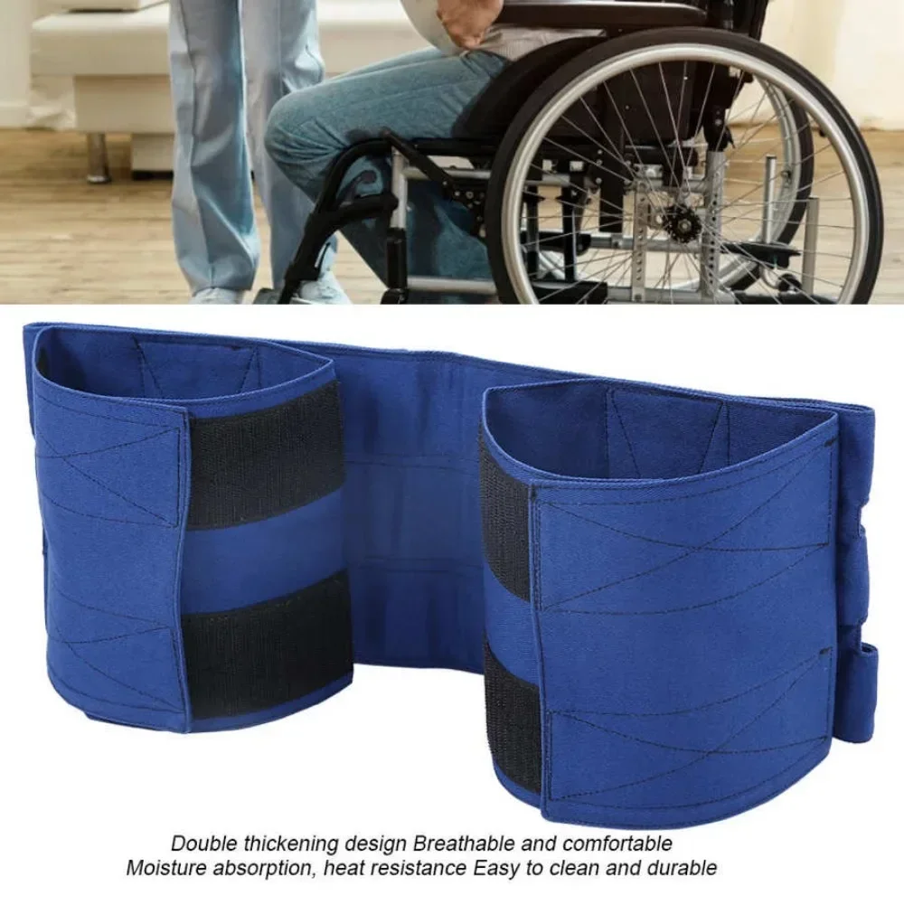 

Portable Wheelchair Non-Slip Leg Strap Adjustable Medical Seat Belt Wheelchair Leg Supporst Foot Rest Restraint Elderly Disabled