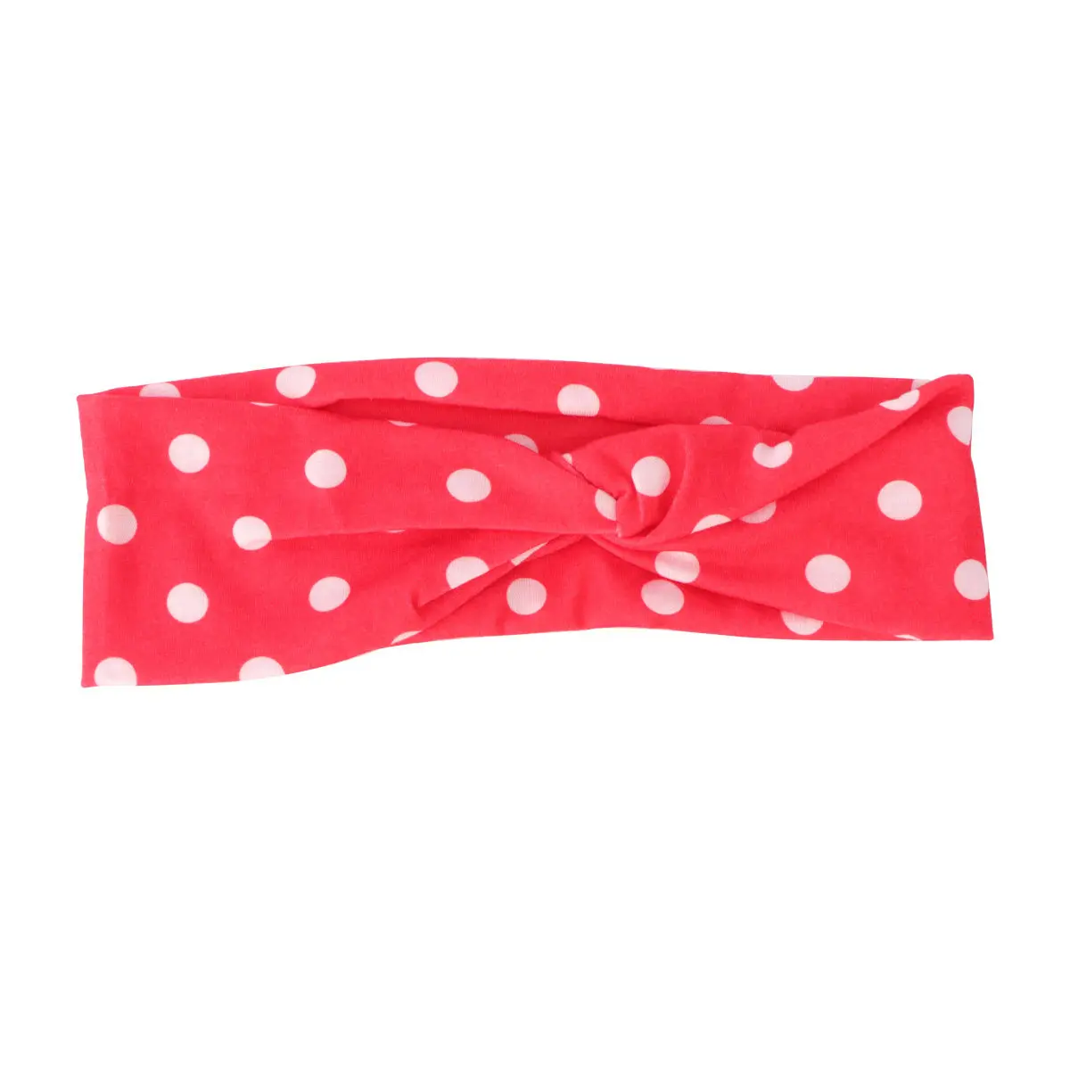 

Cross Style Polka Dot Headband for Women Comfortable Elastic Hair Wrap Elegant Charm Hair Accessory for Sports Parties Facial