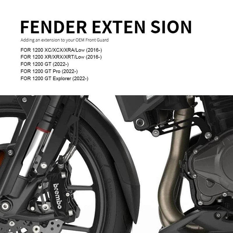 Motorcycle Front Fender Hugger Mudguard For Tiger 1200 GT Tiger 1200GT Explorer Tiger 1200 XR XC Parts