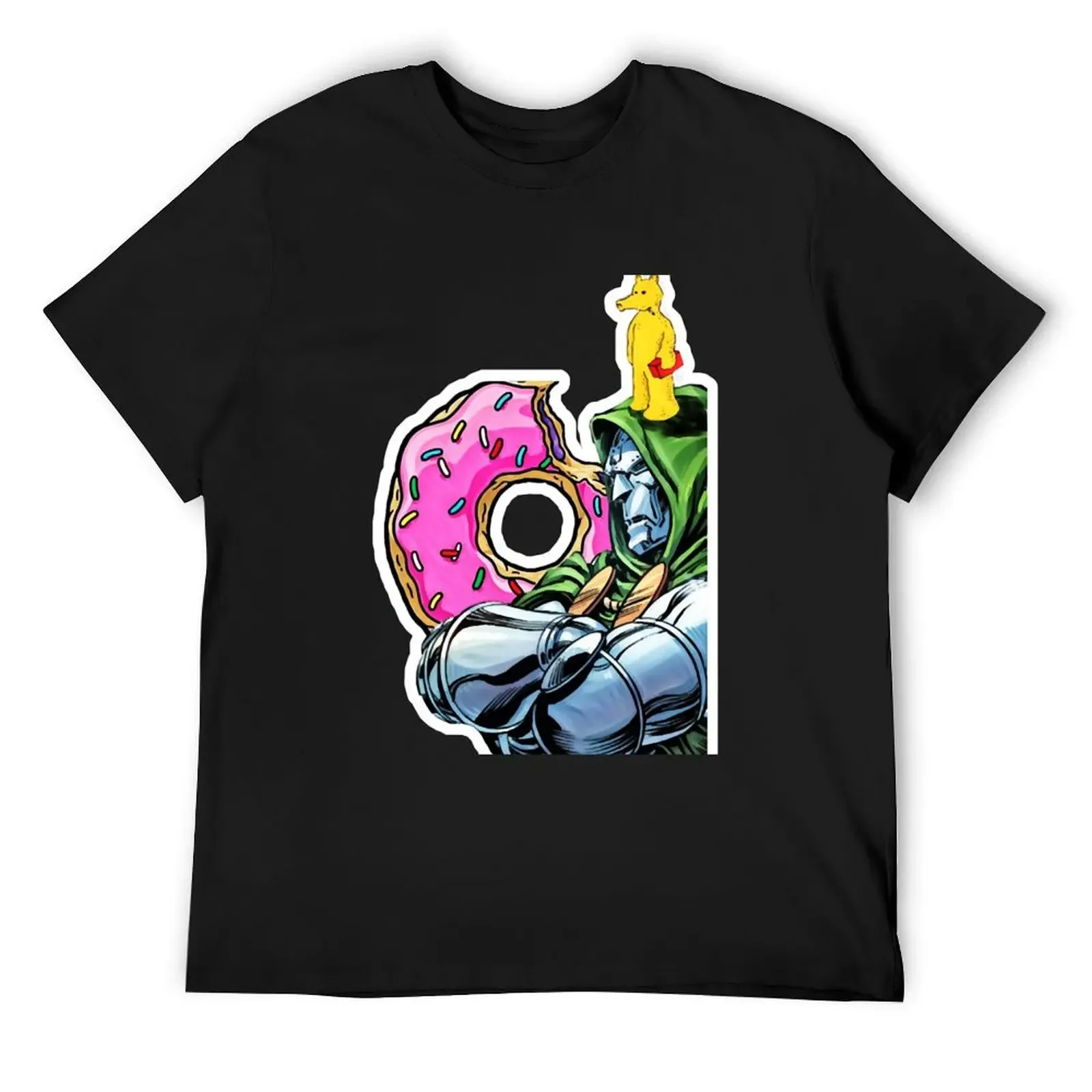 

Mad Villain Doughnuts T-Shirt affliction shirts rapper graphic tees tops luxury t-shirt tshirts for men