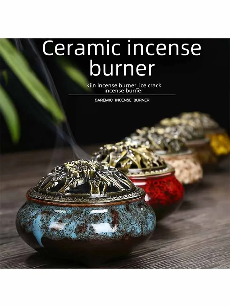 Kreativer Spiral-Aromatherapie-Zigarettenhalter für Zuhause, als dekorativer, cooler Holzofen für Räucherstäbchen im Innenbereich verwendbar. – Detail 1