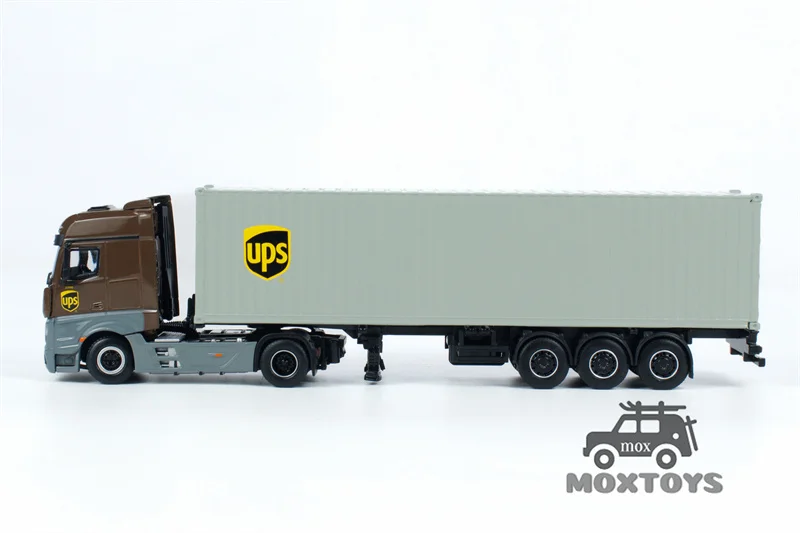 MINI GT 1:64 Actros Trailer w/40 Ft Container 40 truck / Figurine Diecast Model Car