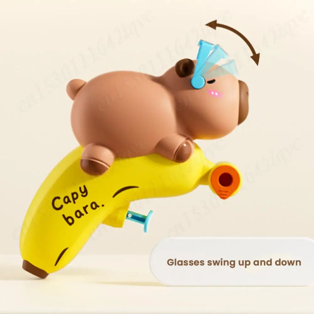 5/2 Stuks Capybara Waterpistool Speelgoed Lekvrij Druk Sprinkler Speelgoed Leuke Cartoon Waterpistool Outdoor Strand Waternevel Squirter games