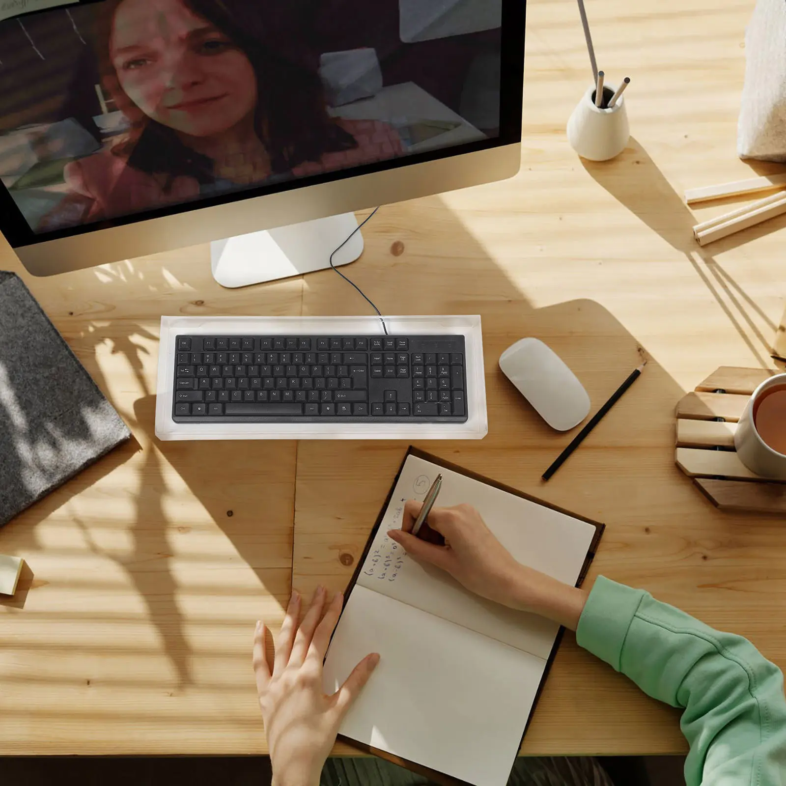 Acrylic Resistant Mechanical Keyboard Covers For Office Worker Christmas Desk Accessories Clear Protective Laptop