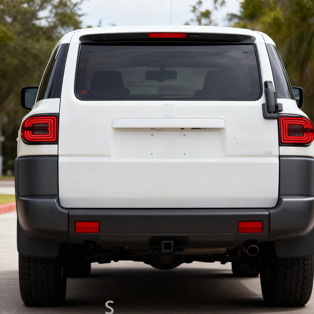 

Для Toyota FJ Cruiser 2007-2013: Обновленный высококачественный светодиодный динамический задний фонарь в сборе, аксессуары Plug and Play
