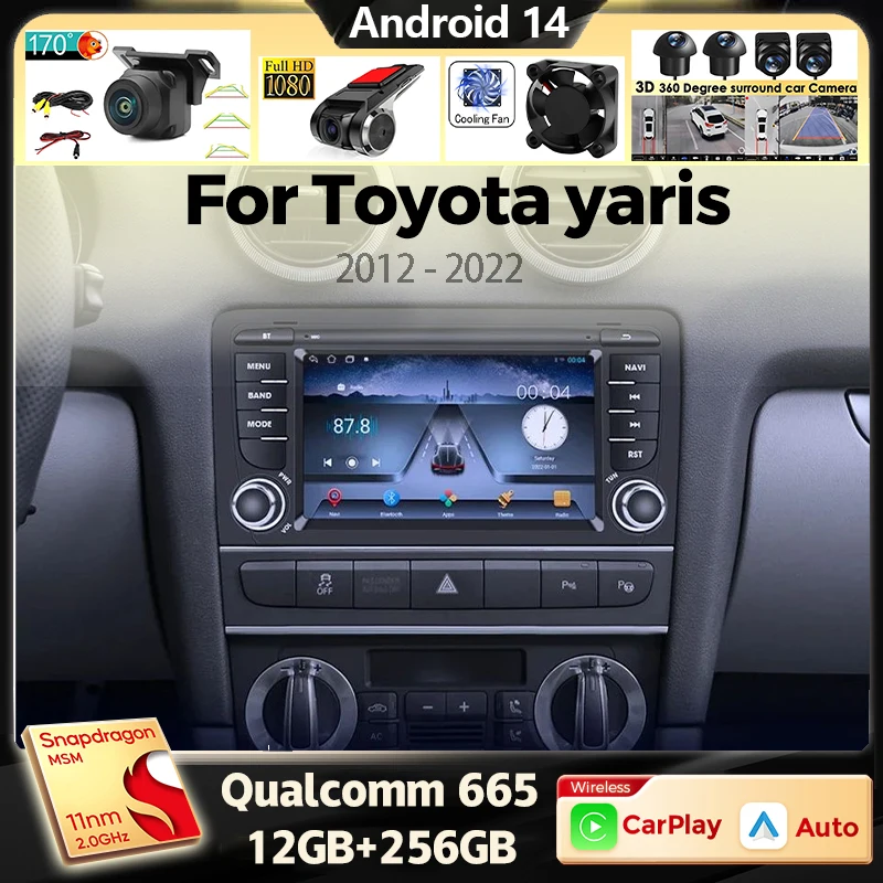 

Android 14 Car Radio For Hyundai Santa Fe 2 2006 - 2012 Navigation GPS Multimedia Video Player Stereo wireless Carplay Wifi+4G