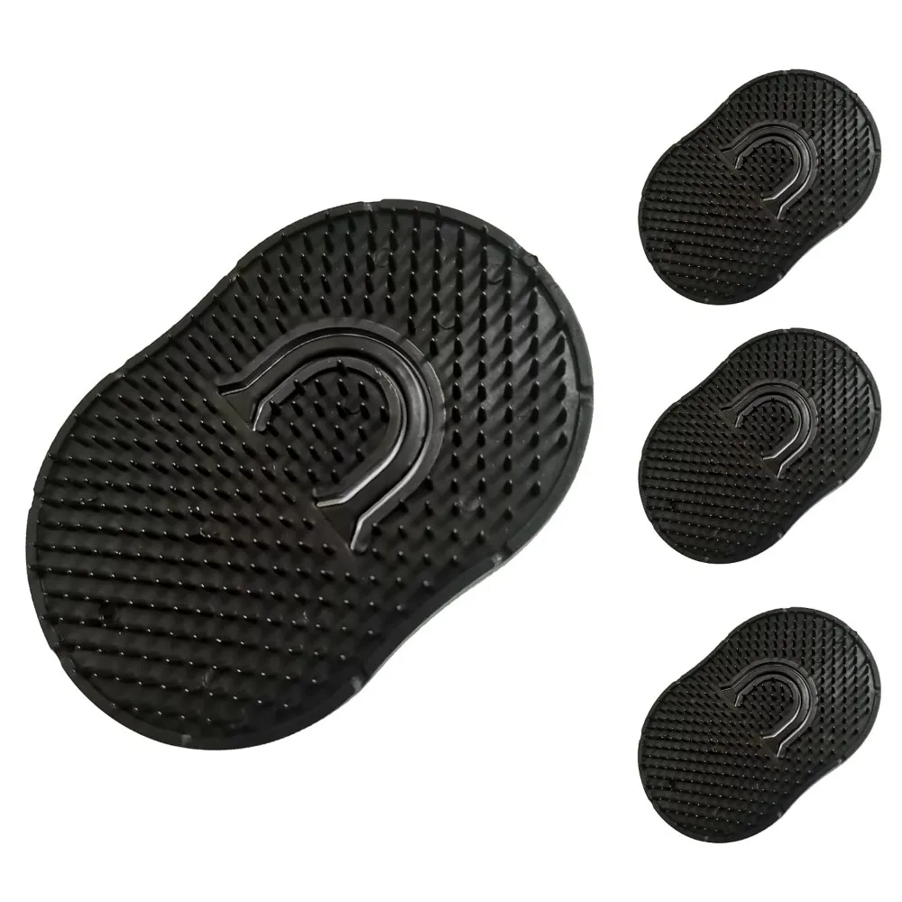 4 Pack Travel Comb Set: Pocket, Palm, Shampoo Brushes