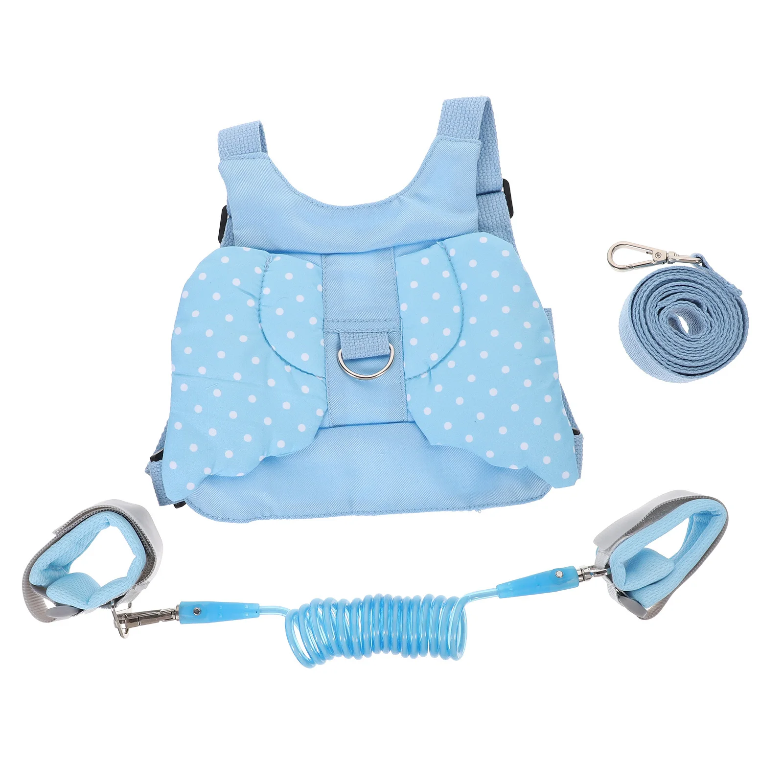 1 conjunto de coleira para crianças pequenas, cinta de segurança para caminhada, ajustável, confortável, anti-perda, ligação de pulso para crianças pequenas