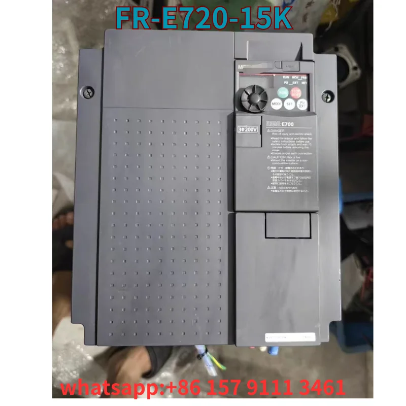 

Used inverter FR-E720-15K, three-phase 220V15KW The finished product is beautiful