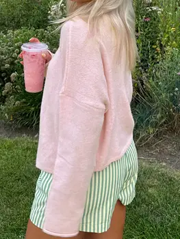 8 best sales Flauschige Strickjacke - №4