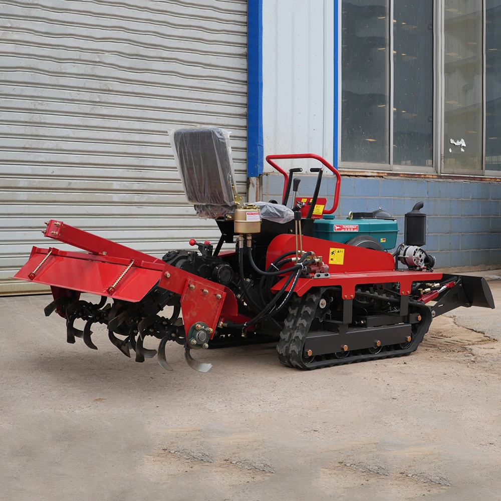 Coltivatore di macchine agricole per mini trattore cingolato agricolo efficiente in vendita