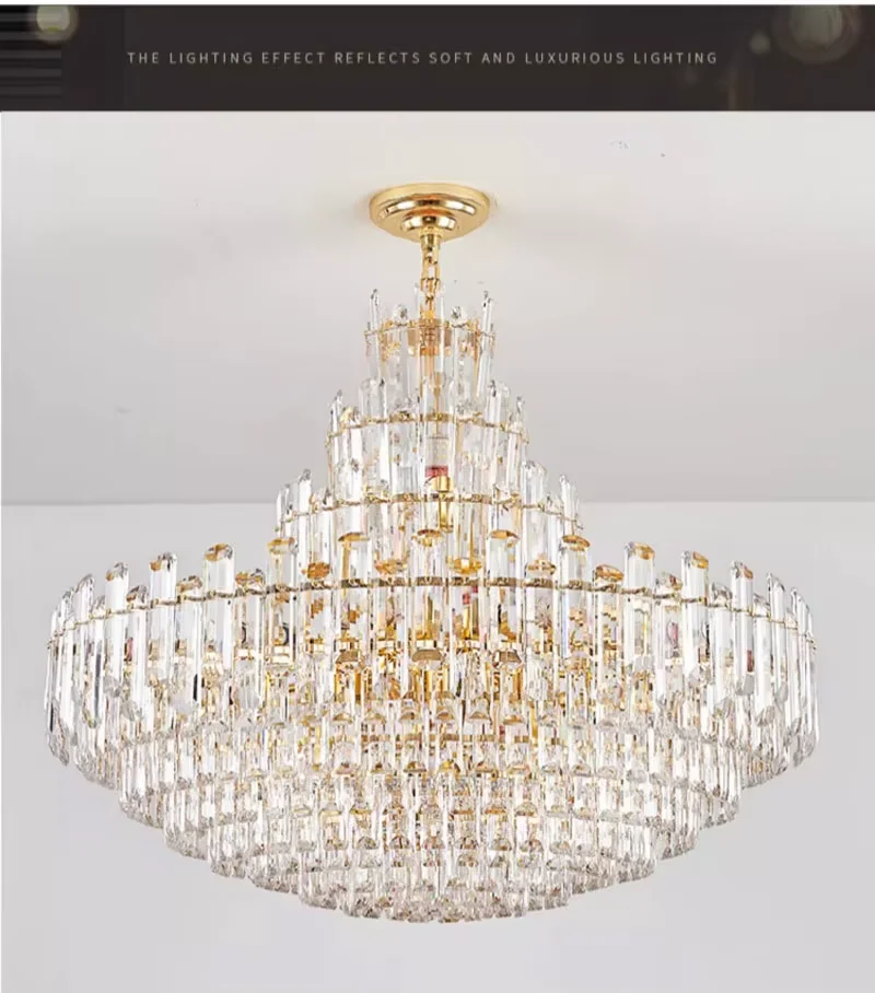 リビングルーム用クリスタル天井シャンデリア,モダンな家の装飾,ダイニングテーブル,シニア,豪華,最新