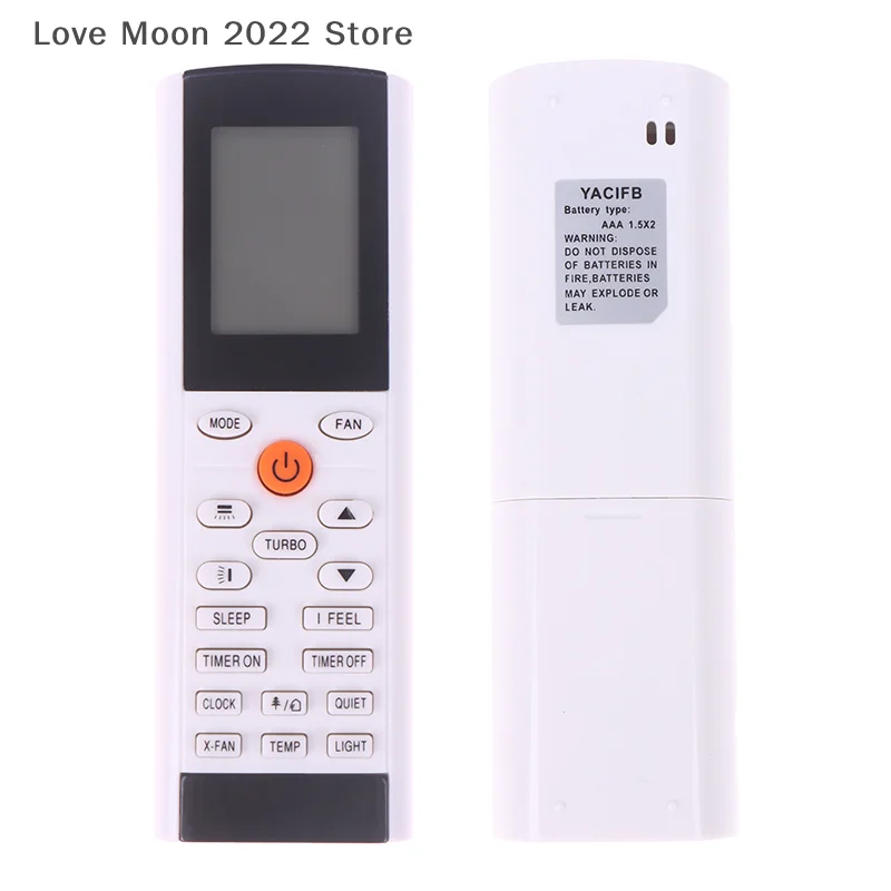 

Replacement Piece for UNIVERSAL Gree Electrolux Tadiran AC Air Conditioner Remote Control YACIFB YAC1FB YAC1FB6 MSHV25D1S