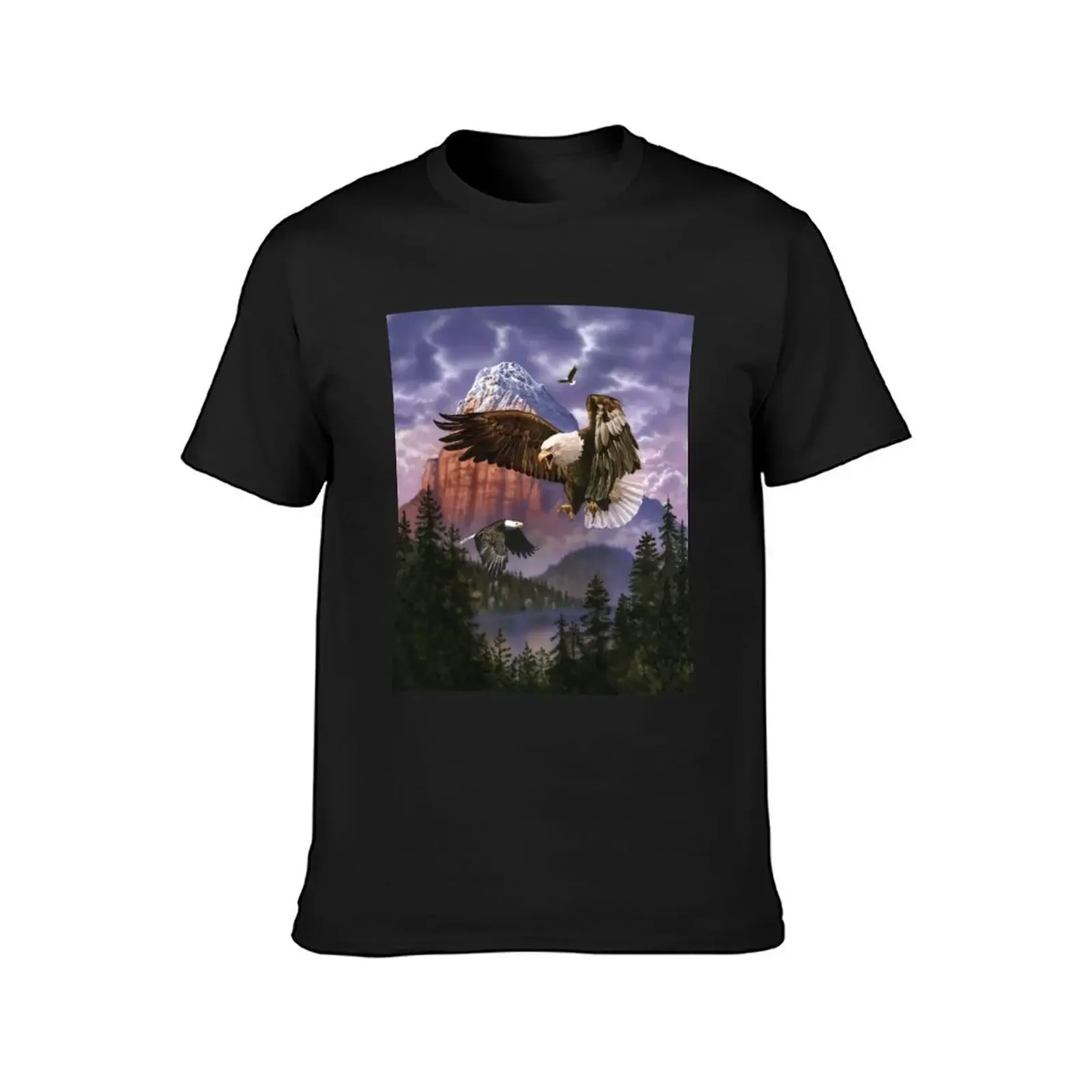 Eagle mountain T-Shirt animal prinfor boys anime designer shirts shirts graphic tee anime shirts men