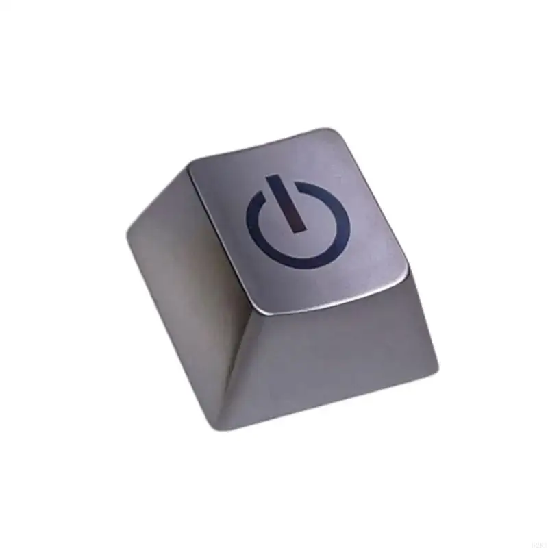 62KA Zinc Alloy Keycap Metal Keycap with Engraved Power Switching Sign For Mechanical Keyboards Customization