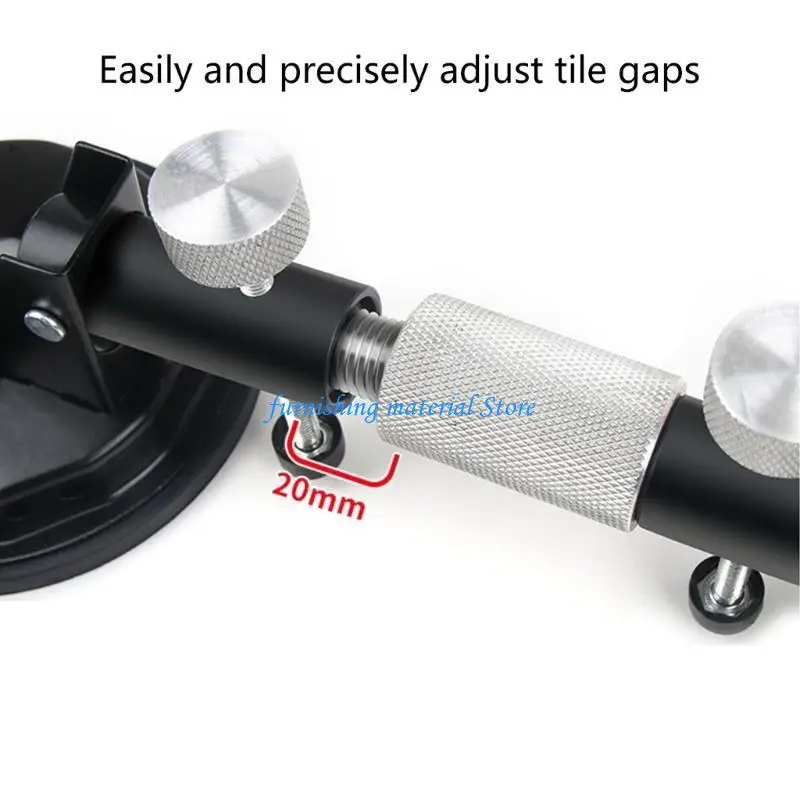 

Y5GD Suctioning Cups Heavy Duty Aluminum Vacuum Plate Handle Glass Holder Hook to Lift