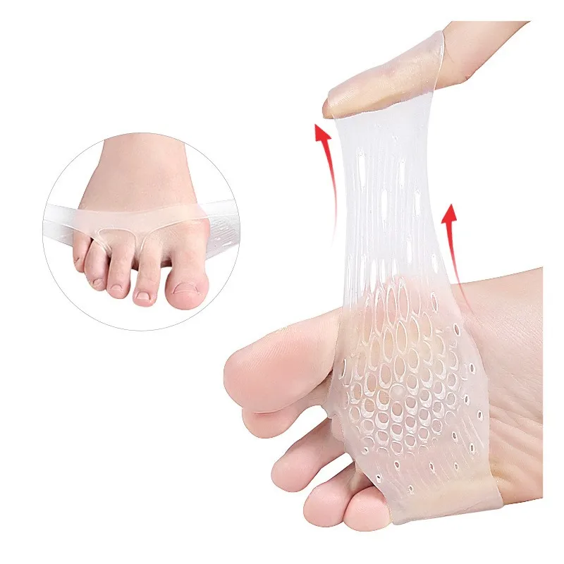 وسادة أمامية سميكة على شكل قرص العسل قابلة للتنفس وممتصة للصدمات وتخفيف الضغط ومضادة للتآكل وسادة عالية الكعب #2