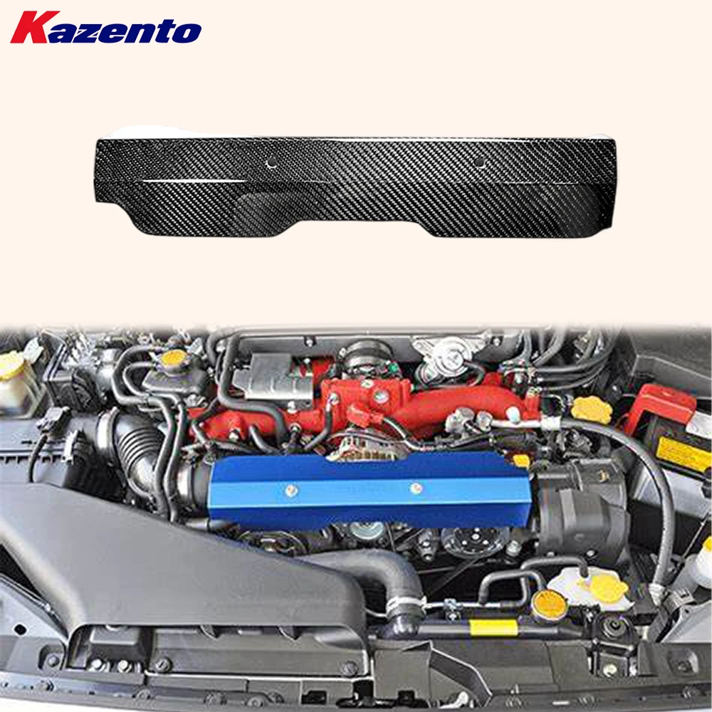 For Impreza WRX STI GRB 2008-2014 Carbon KZ Engine Accessories Pulley Cover Panel
