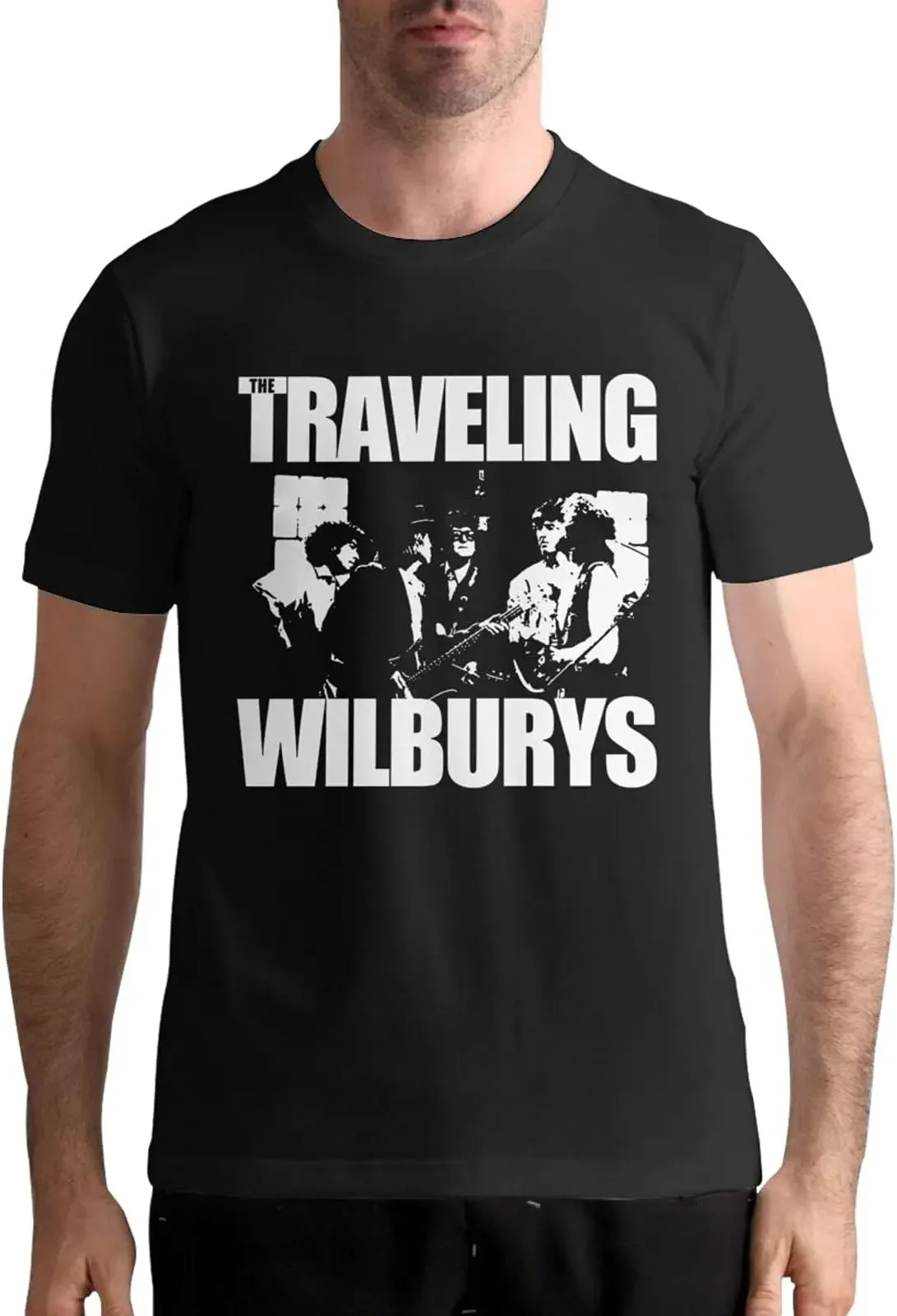 Traveling Wilburys Mens Fashion Tshirt Short-sleeved T-shirt Tees High Quality 100%Cotton Short Sleeve