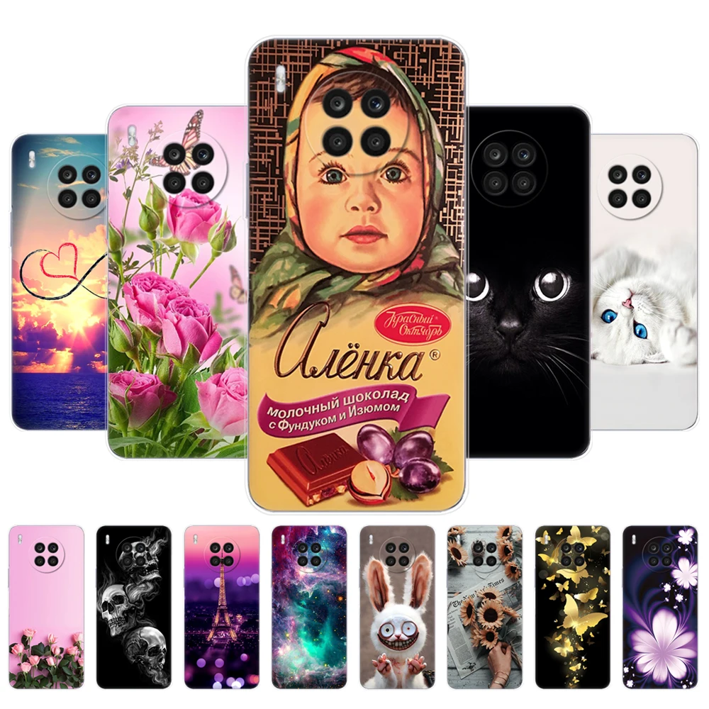 For Honor 50 Lite Case 6.67 inch Back Phone Cover For Huawei Honor 50 Lite 50Lite Light Silicon Soft TPU Protective Bumper Coque