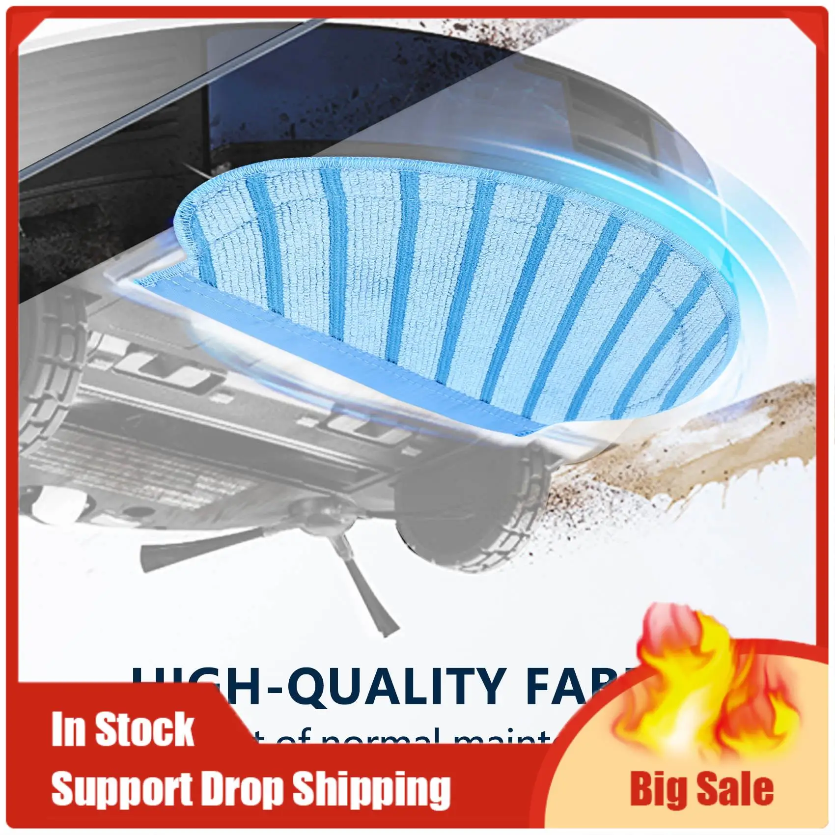 

Top Deals 6Pcs Mop Cloth Pads Set For Ecovacs Deebot Ozmo 920 950 Vacuum Cleaner Parts Replacement Home Accessories