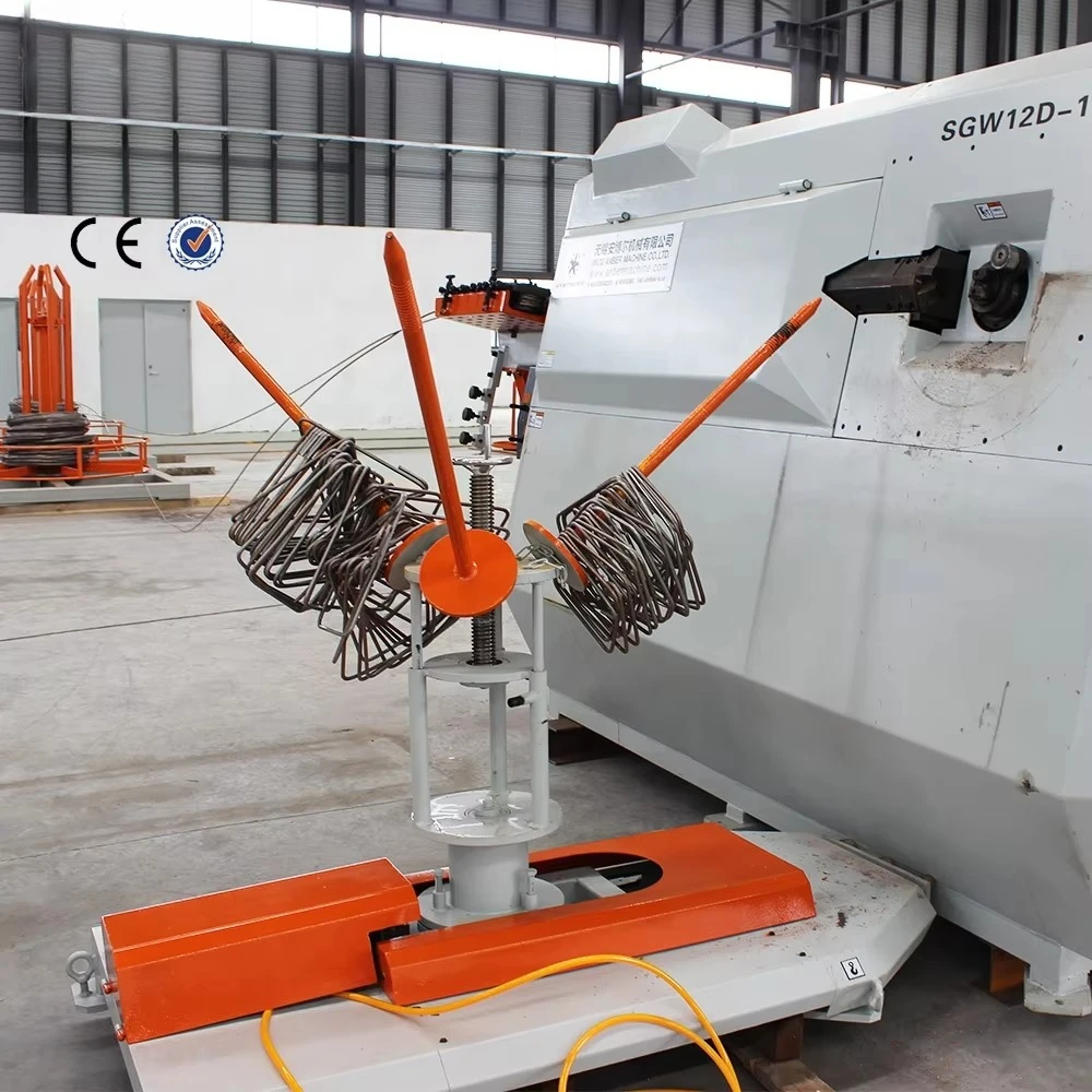 Customized CNC Steel Bar Stirrup Bending Machine 4-14mm Rebar Bender for Construction Works