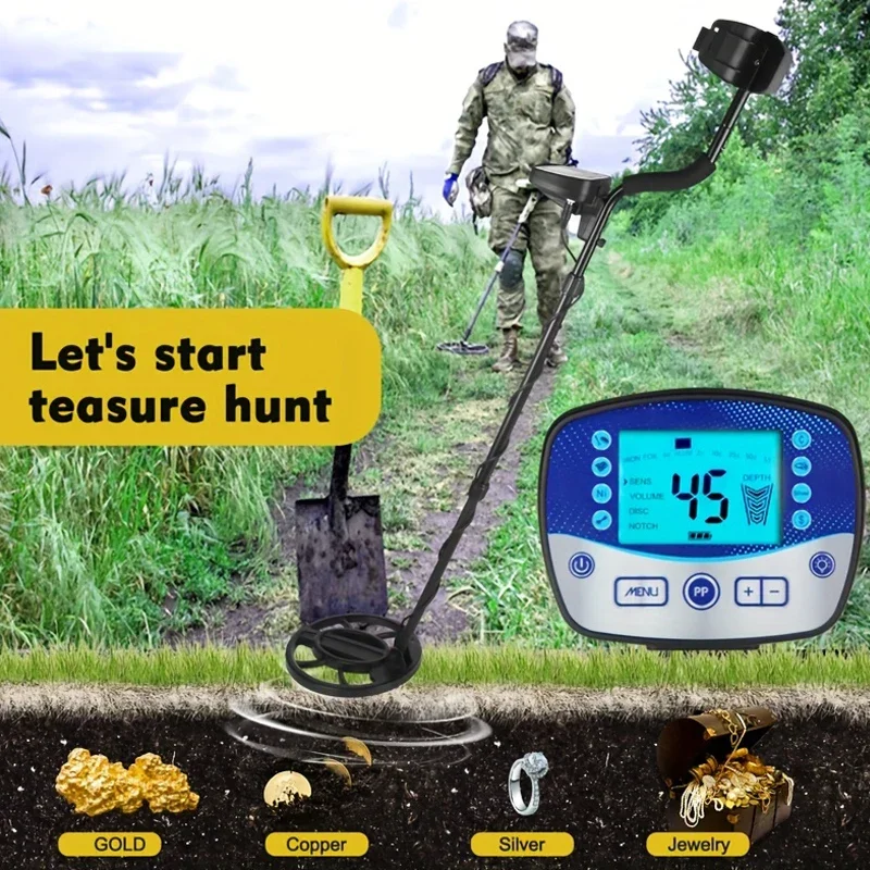 Waterproof T11 Metal Detector Underground Professional Depth Highly Sensitive Gold Detector Treasure Hunter Detecting pointer