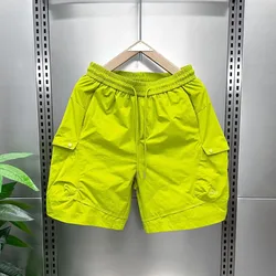 High Quality Men's Shorts Summer Quick Drying Breathable Beach Shorts Fashionable and Trendy Men's Clothing Sports Pants 2024