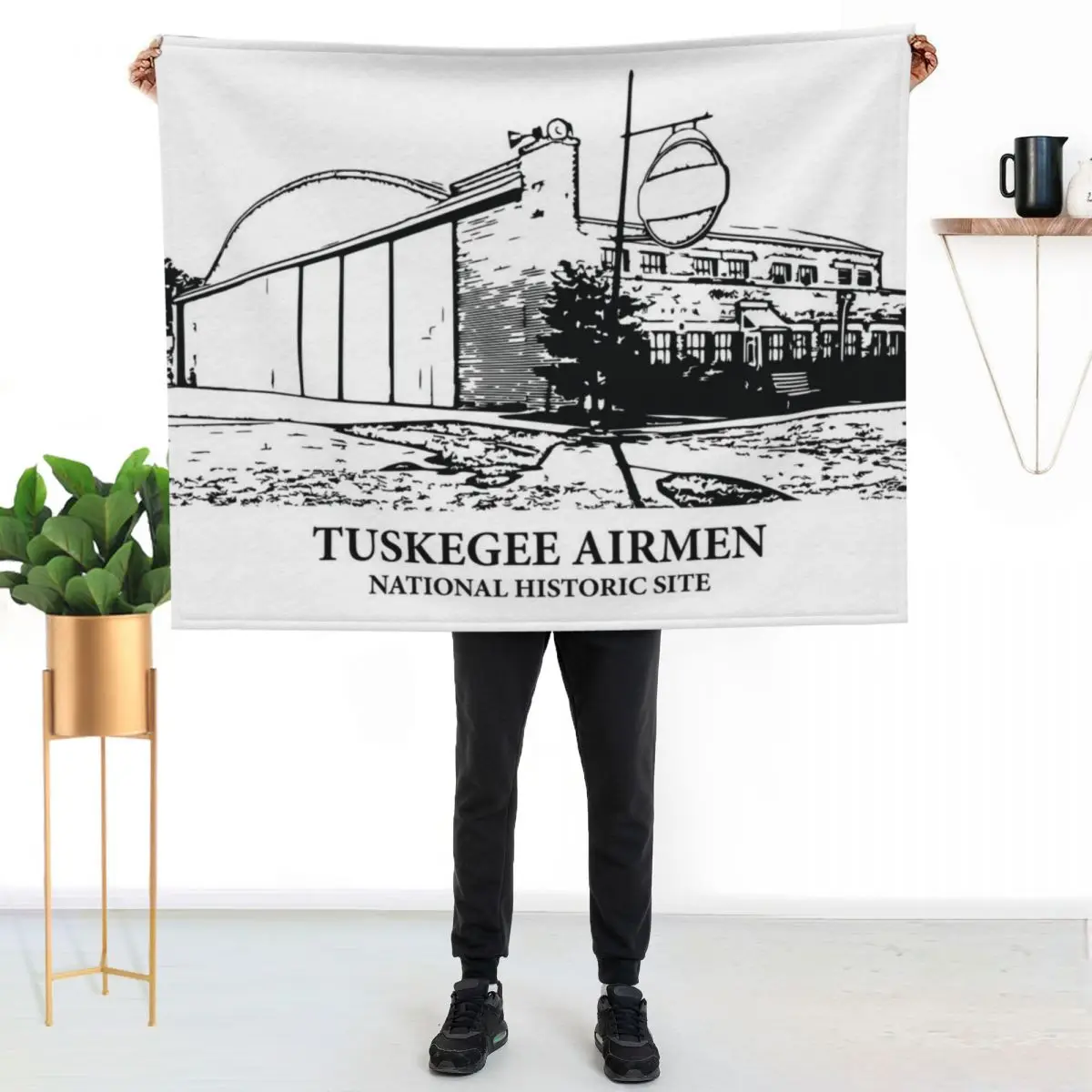 Tuskegee Airmen National Historic Site Throw Blanket Picnic Beach Weighted Single halloween valentine gift ideas Blankets