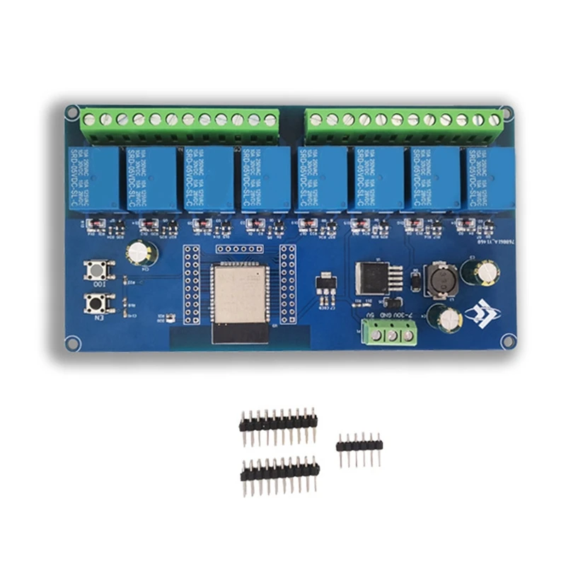 DC5-30V Power Supply ESP32 Development Board Wifi Bluetooth BLE8 Relay Module ESP32-WROOM Secondary Development Board