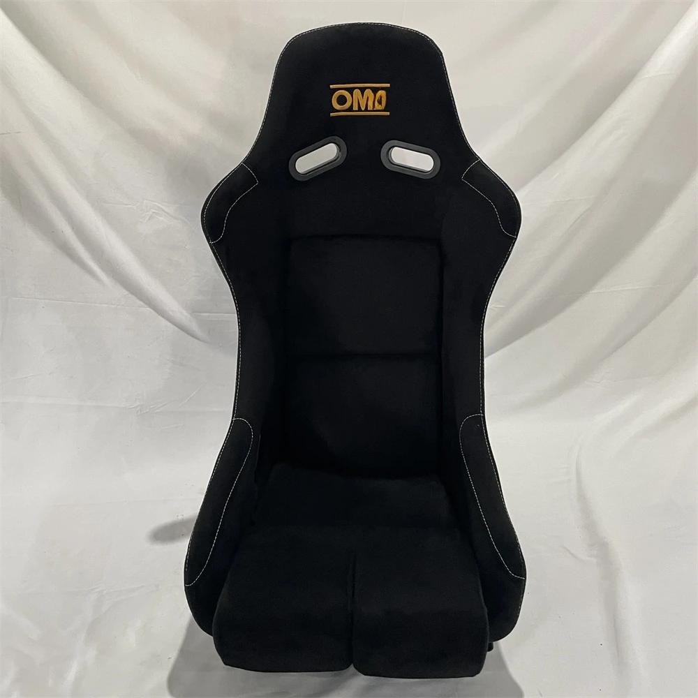 

Car Seat L Size Adjustable Racing Seat Universal For Sport Car Simulator Bucket Seats Black Leather Car Interior Accessories