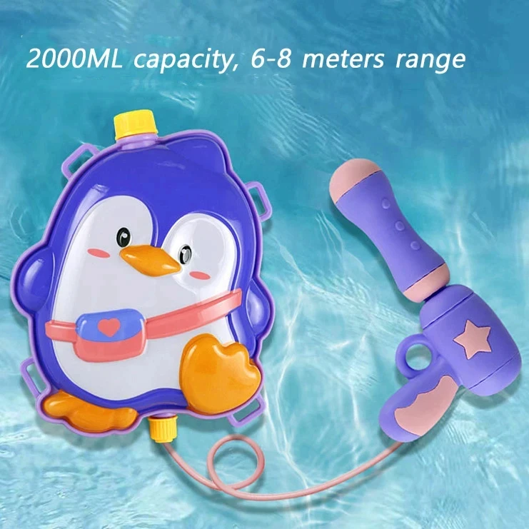 Sac à dos de dessin animé pour enfants, odorà eau d\'été, odorà eau de plage, coule, parent-enfant, jouet d\'extérieur d\'été