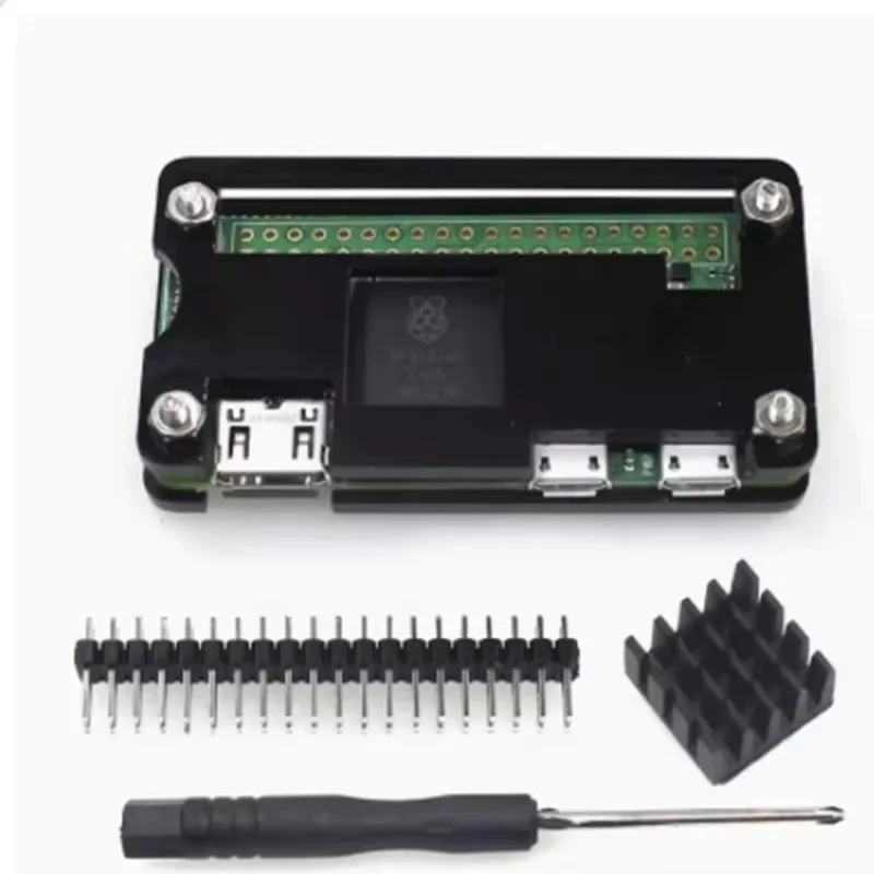 Raspberry Pi Zero0/W/2W защитный комплект для материнской платы с акриловым корпусом (Zero не входит в комплект поставки)