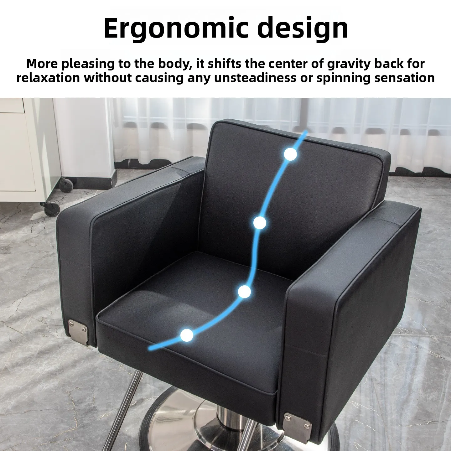 LTT hair salon special electric lift chair barber shop high-end hair cutting seat