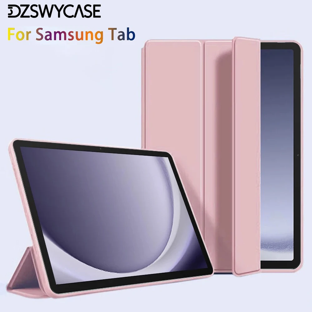 Silicone Case For Samsung Tab A9 A11 Plus 11in, Tab A9 A11 8.7, S6 Lite 10.4, A8 10.5, A7 Lite 8.7, Auto Wake/Sleep Cover