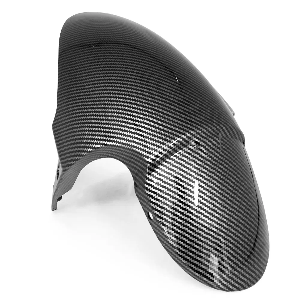 For TRIUMPH Daytona 675 R STreet Triple 675R 2006-2017 Motorcycle Front Mudguard Carbon Fiber Glossy Black Fender image 3