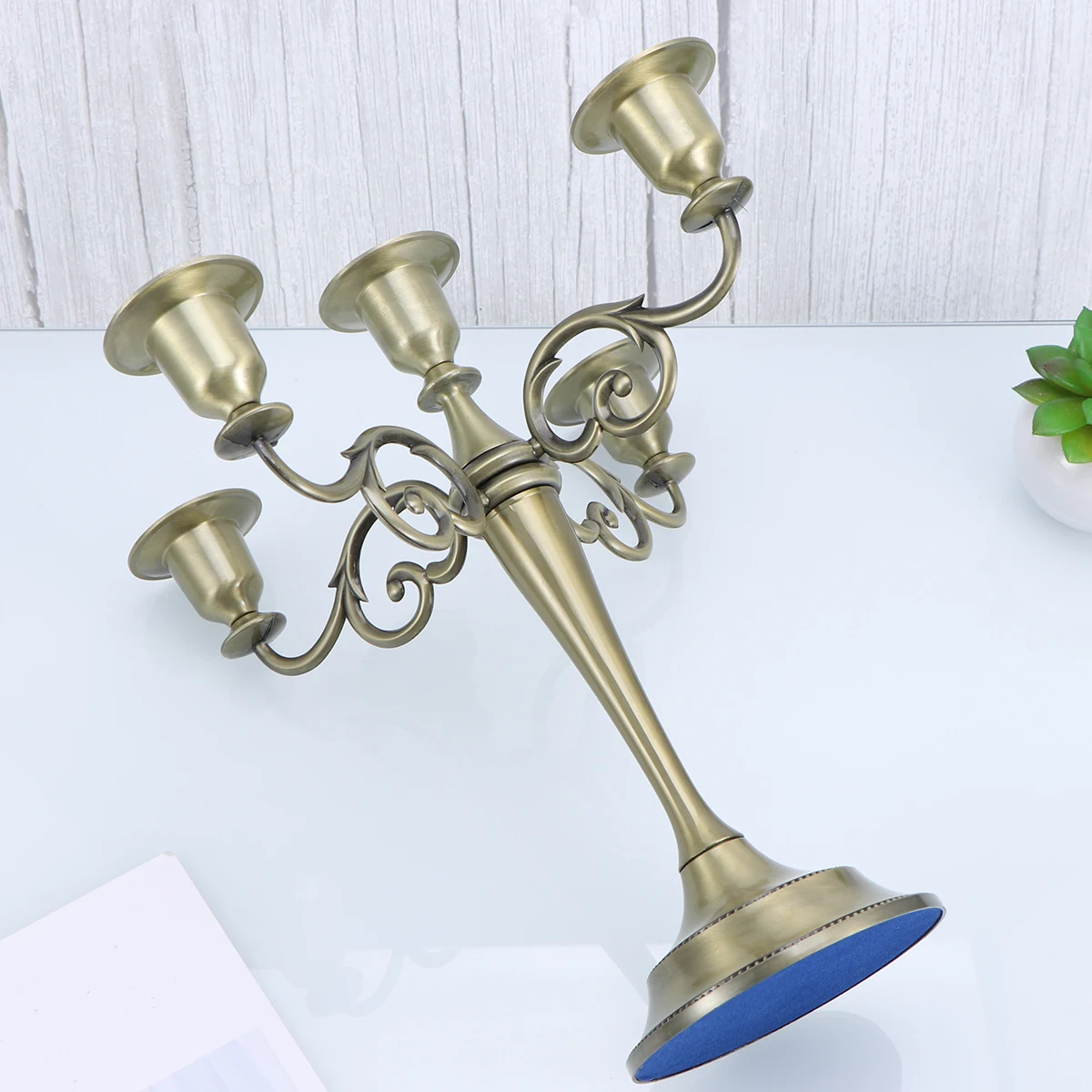 

Candlestick Decoration Vintage Home Retro Table Centerpieces Wedding Decorations