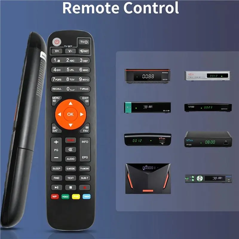3X GTMEDIA For V7 S5X Remote Control High Performance & User-Friendly Interface TV Box Replacement Remote Control