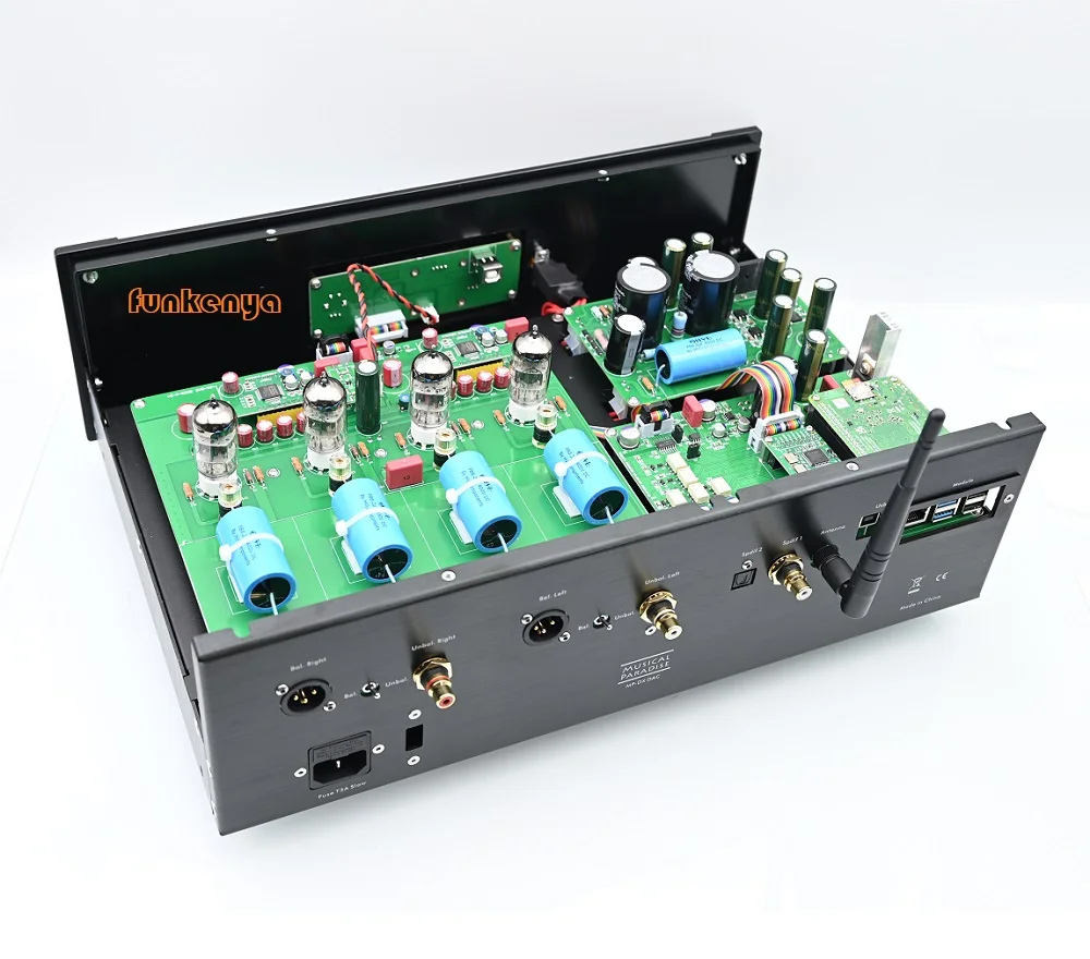 라즈베리 Pi4B 뮤지컬 파라다이스 튜브 DAC 디코더 디지털 플레이어, MP-DX ES9068 ES9039 Volumio 시스템, 2024 신제품