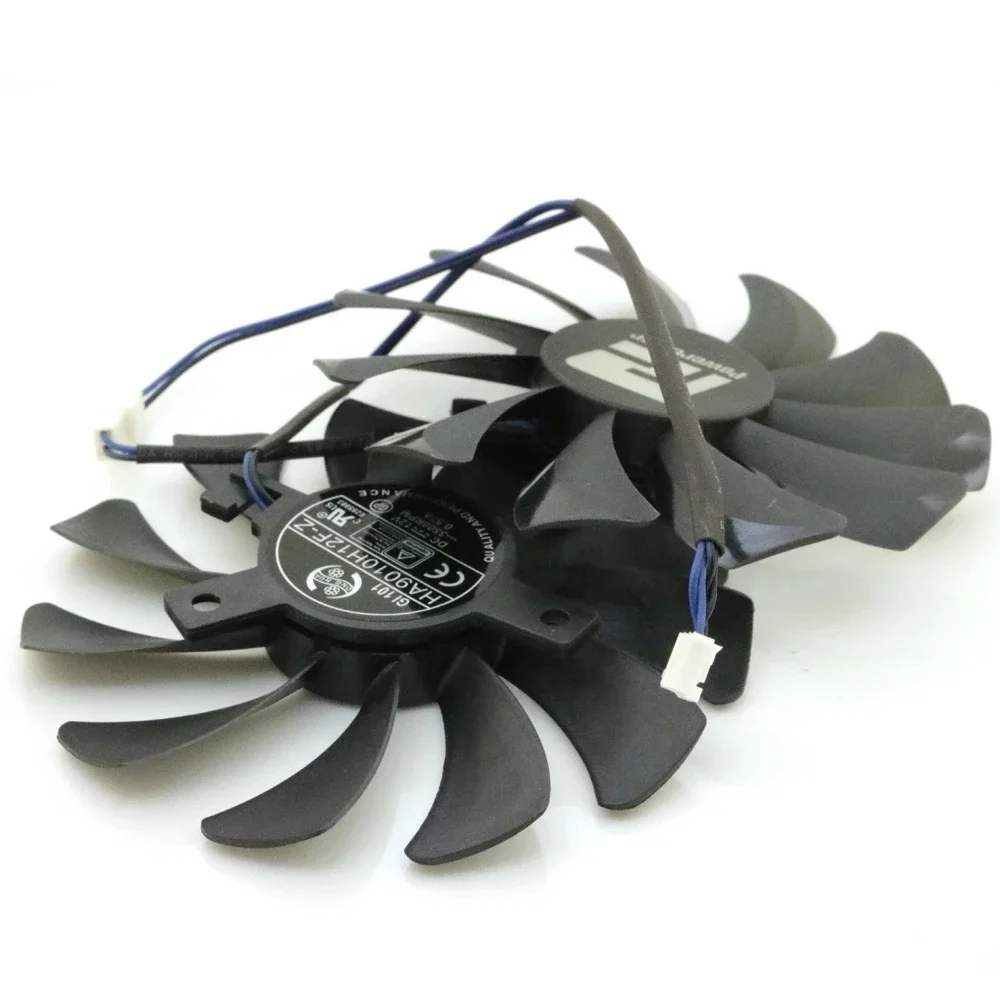 

HA9010H12F-Z DC12V 0.57A 85mm 2wire 2pin For ONDA GTX1050ti 4GD5 Graphics Card Cooling Fan