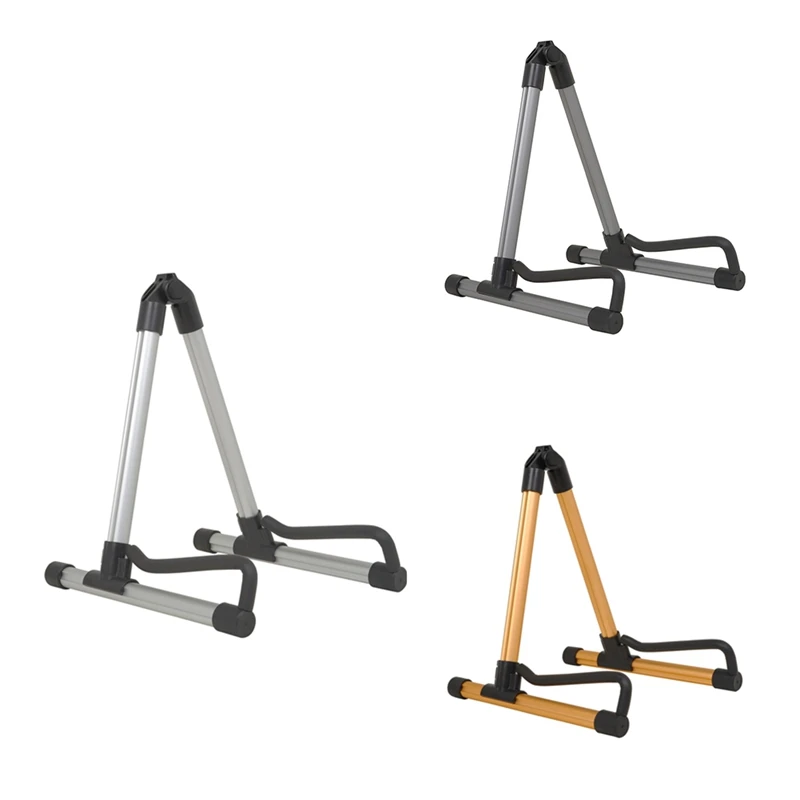 

Universal Foldable Portable Guitar Stand Alloy Tripod Stringed Instrument Musical Rack Holder Guitar Accessories