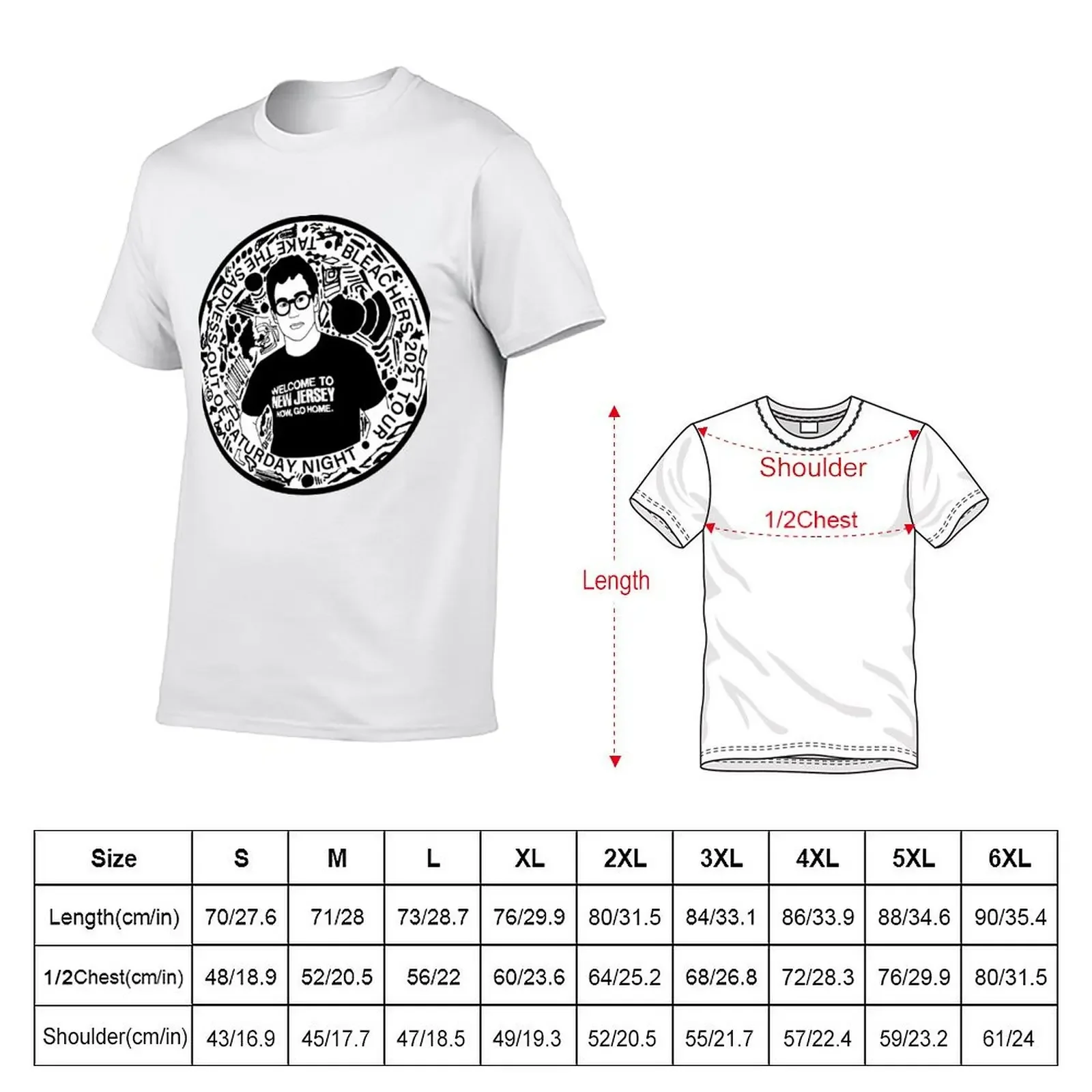 People Classic Bleachers Band Cool Photographic T-Shirt kawaii clothes graphic tee shirt cute tops compression shirt men