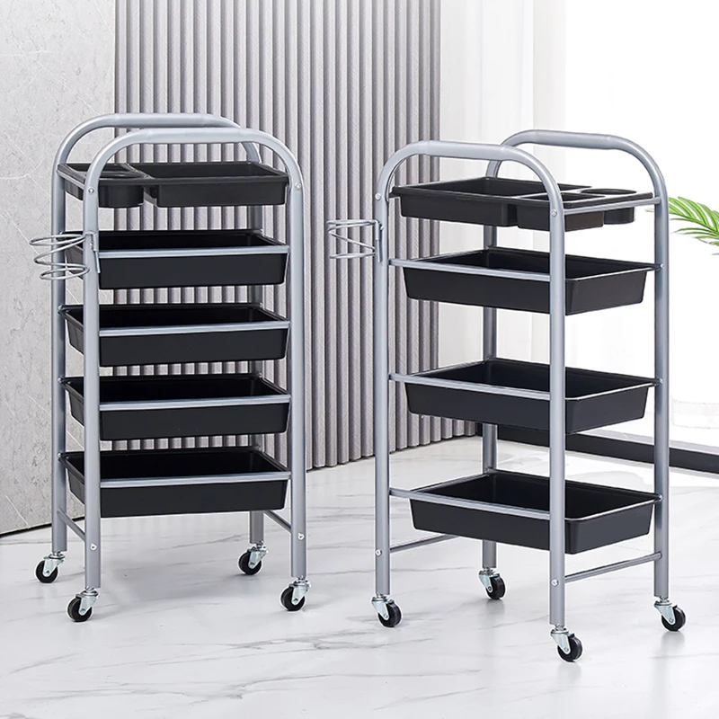 Professional Hairdresser Cart Barber Furniture Manicure Beauty Salon Utility Trolley Lash Stainless Steel Muebles Belleza Spa